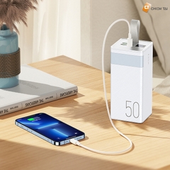 Pin sạc nhanh 22.5w REMAX RPP-321 50.000mAh PD QC3.0 (sạc dự phòng) chính hãng [BH 1 năm]