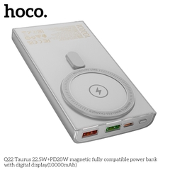 Pin sạc nhanh 22.5w không dây HOCO Q22 10.000mAh dự phòng Magnetic PD 20w chính hãng [BH 1 năm]