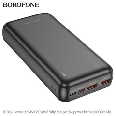 Pin sạc nhanh 22.5W Borofone BJ38A 20.000mAh dự phòng chính hãng [BH 1 NĂM]