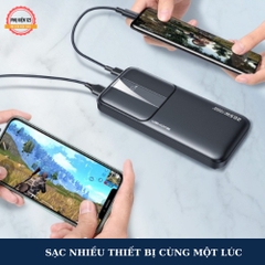 Pin sạc nhanh 22.5w Wekome WP-303 20.000mAh dự phòng chính hãng QC3.0+PD 22.5W [BH 1 Năm]