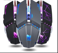 Chuột có dây Gaming T-WOLF V7 có LED họa tiết siêu đẹp [BH 1 NĂM]