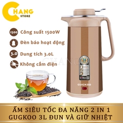 Bình Giữ Nhiệt GUGKDD ST30 3 lít 2 Trong 1 Kiêm Bình Ấm Đun Nước Siêu Tốc Điện [BH: 1 tháng]