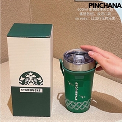 Ly giữ nhiệt Starbuck Take Away 490ml có dây full box