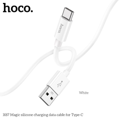 CÁP SẠC HOCO X87 USB RA TYPE C 1M 2.4A CHÍNH HÃNG [BH: 1 NĂM]