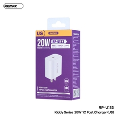 Cóc sạc nhanh 20w Remax RP- U133 US CHÂN DẸP 1 cổng Type C chính hãng [BH: 1 NĂM]