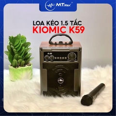 Loa karaoke KIOMIC K59 bluetooth kèm 1 micro không dây chính hãng [BH 6 tháng]