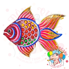 Đèn Trung thu Cá ba đuôi giấy kiếng (cỡ lớn)