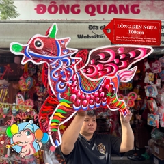 Đèn Trung thu Ngựa cánh giấy kiếng