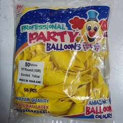 Bong bóng thường tròn - 25cm - set 50