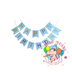 Dây chữ Happy Birthday ép kim 2