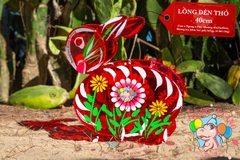 Đèn Trung thu Thỏ giấy kiếng