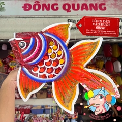 Đèn Trung thu Cá ba đuôi giấy kiếng (cỡ lớn)