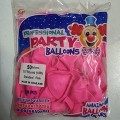 Bong bóng thường tròn - 25cm - set 50