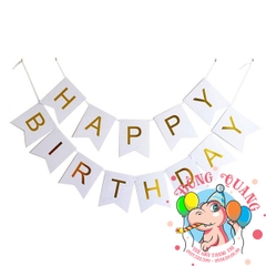 Dây chữ Happy Birthday ép kim 2