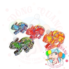 Đèn giấy kiếng khung nhựa mini loại 1