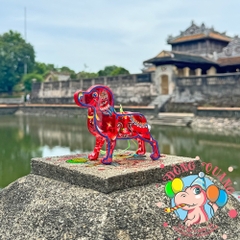 Đèn giấy kiếng khung nhựa mini loại 1