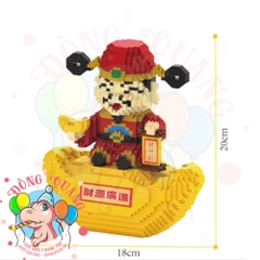 Mô hình Thần tài lắp ráp 1