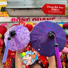 Lồng đèn Hội An vải gấm - dáng đĩa bay