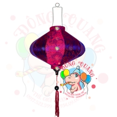 Lồng đèn Hội An vải gấm - dáng đĩa bay