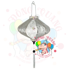 Lồng đèn Hội An vải gấm - dáng đĩa bay
