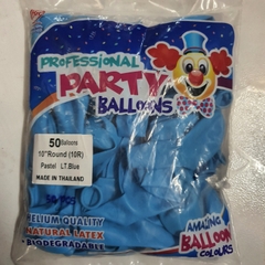 Bong bóng thường tròn - 25cm - set 50