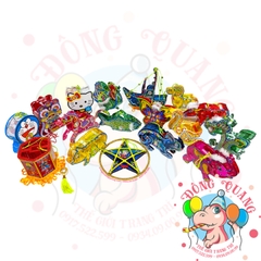 Đèn giấy kiếng khung nhựa mini loại 1