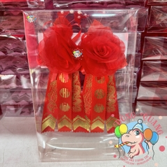 Set 02 Hoa hồng cưới cài áo chủ hôn nhà trai, nhà gái