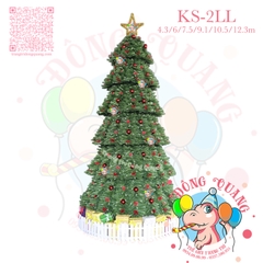 Cây thông khổng lồ 2 loại lá trang trí