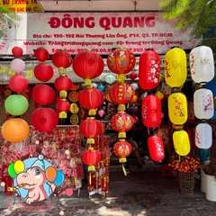 Lồng đèn Nhật Bản vải trụ Hoa Anh Đào (cặp)