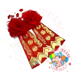 Set 02 Hoa hồng cưới cài áo chủ hôn nhà trai, nhà gái