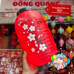 Lồng đèn Nhật Bản vải trụ Hoa Anh Đào (cặp)