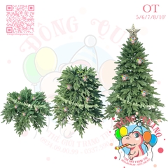 Cây thông 3 loại lá PE (cành tự động xoè)