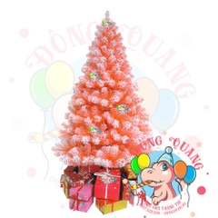 Cây thông phủ tuyết màu cam (cành tự động xoè)