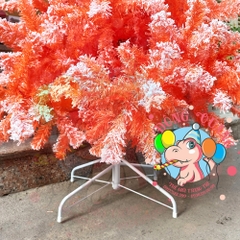 Cây thông phủ tuyết màu cam (cành tự động xoè)