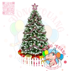 Cây thông PE phủ tuyết (cành tự động xoè)