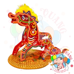 Đèn giấy kiếng khung nhựa mini loại 1