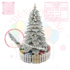 Cây thông Levo phủ tuyết tán rộng (cành treo)