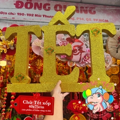 Chữ Tết xốp