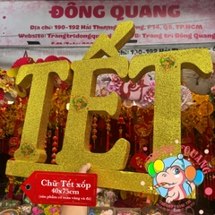 Chữ Tết xốp