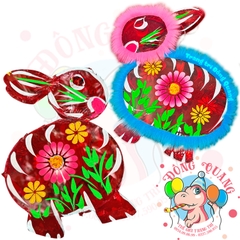 Đèn Trung thu Thỏ giấy kiếng