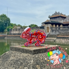 Đèn giấy kiếng khung nhựa mini loại 1