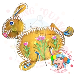 Đèn Trung thu Thỏ giấy kiếng (cỡ lớn)