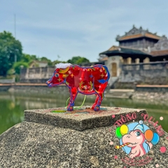 Đèn giấy kiếng khung nhựa mini loại 1