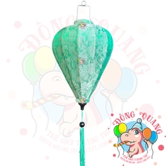 Lồng đèn Hội An vải gấm - dáng tỏi