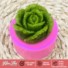 Khuôn silicon Hoa Hồng Bulgaria làm bánh rau câu 3D 4D nhấn xôi, fondant, socola, nến hanmade