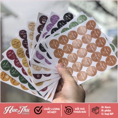 Tem dán nhân bánh Trung Thu đủ vị (12 tem / tờ)