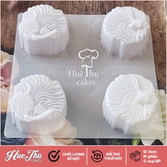 Khuôn rau câu, nhấn xôi Cá Chép Hóa Rồng (vỉ 4 khuôn) làm bánh rau câu, ép xôi