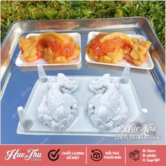Khuôn nhựa Cá Chép Cưỡi Mây làm bánh rau câu 3D 4D nhấn xôi, fondant, socola, nến hanmade