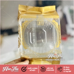 Combo Khay Túi Phú Quý 11cm đựng bánh Trung Thu (100 bộ) - Túi hàn đựng bánh
