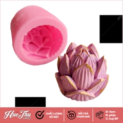 Khuôn silicon Đài Sen 6cm làm bánh rau câu 3D 4D nhấn xôi, fondant, socola, nến hanmade